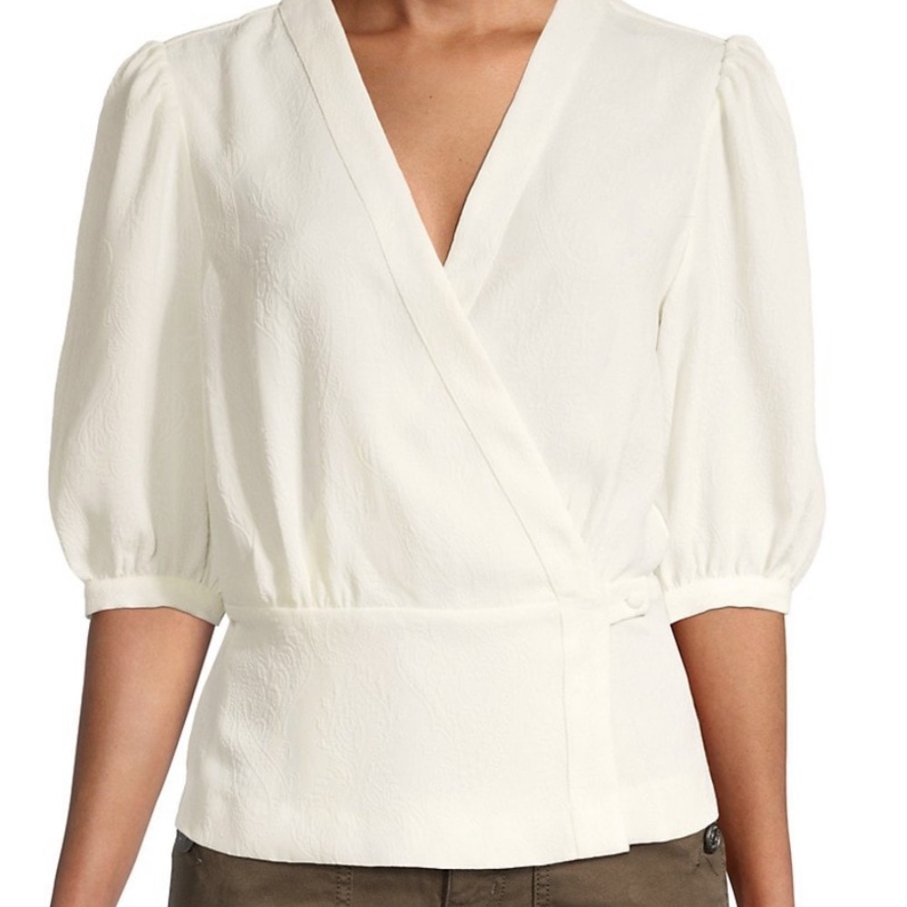 NWT BCBGMaxAzria wrap top
